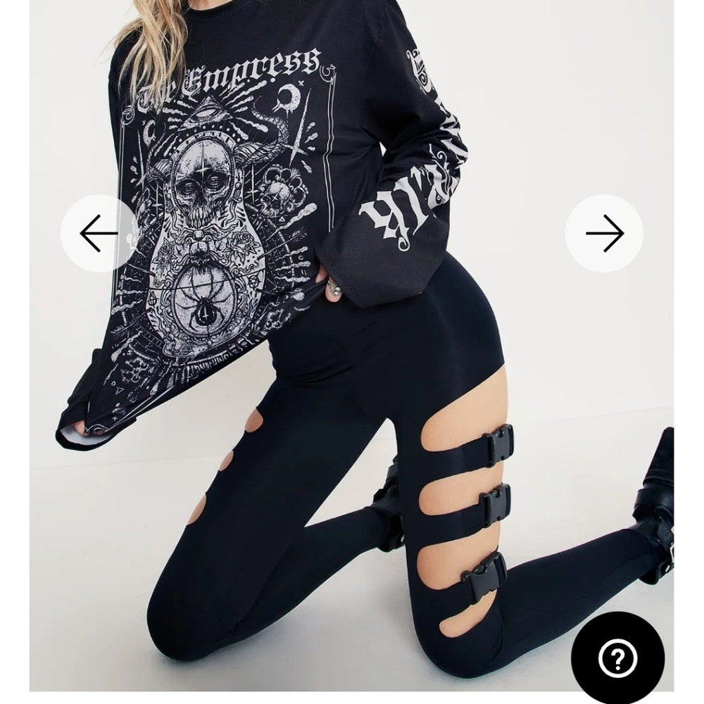 NWT BlackMilk Demon Hunter High Waist Leggings Sz Large